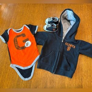 San Francisco Giants Baby Outfit Set